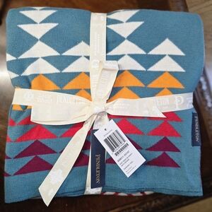Pendleton Look West Organic Cotton Baby  Blanket  NWT